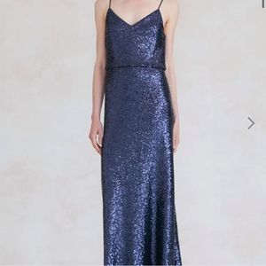 Jenny Yoo bridesmaid dress Jules navy NEW